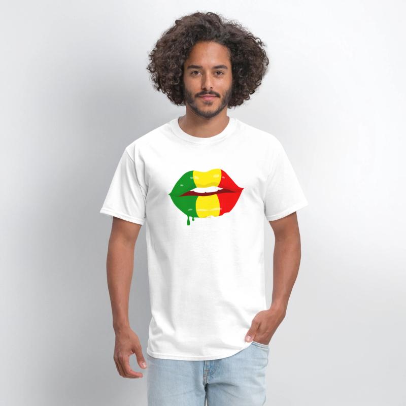 Reggae For Rastafarian Flag Lips Reggae