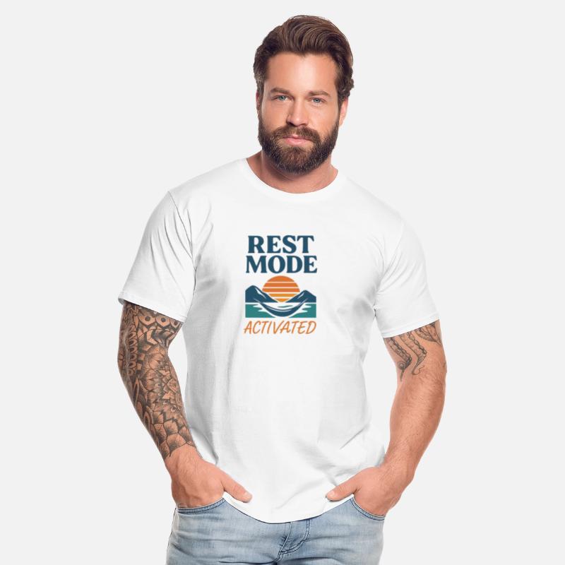 Rest Mode Activated – Minimal Beach Chill Tee