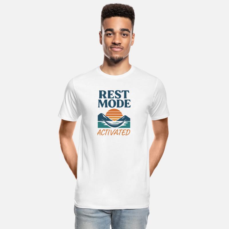 Rest Mode Activated – Minimal Beach Chill Tee