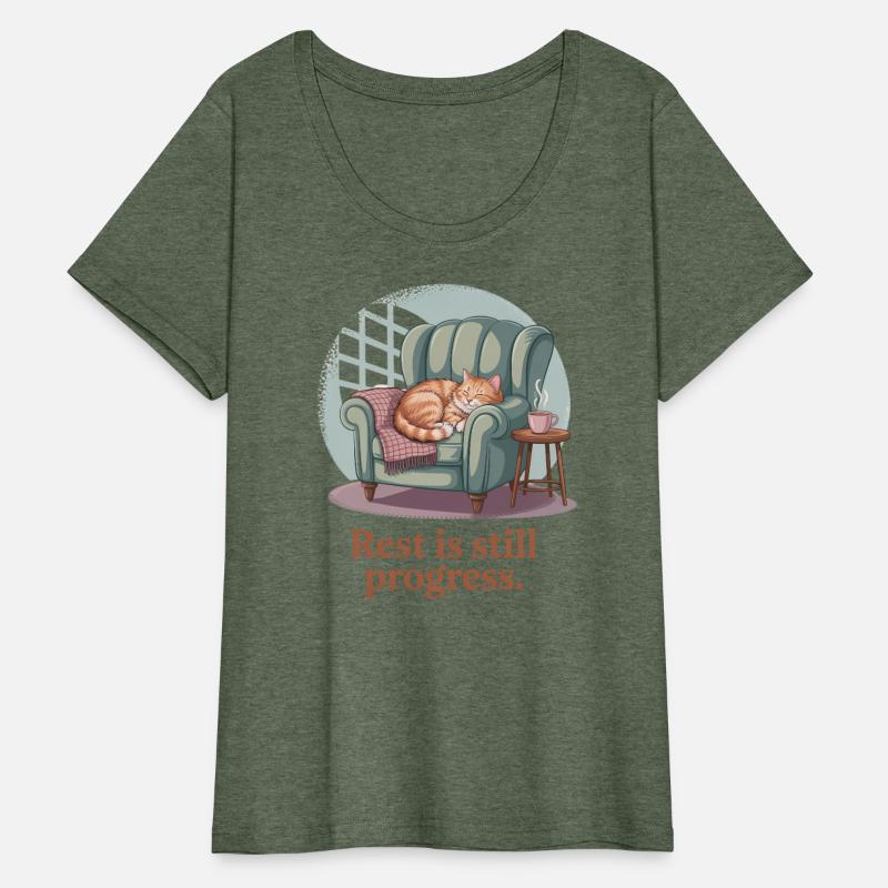 Resting Cat Cozy Motivation Quote