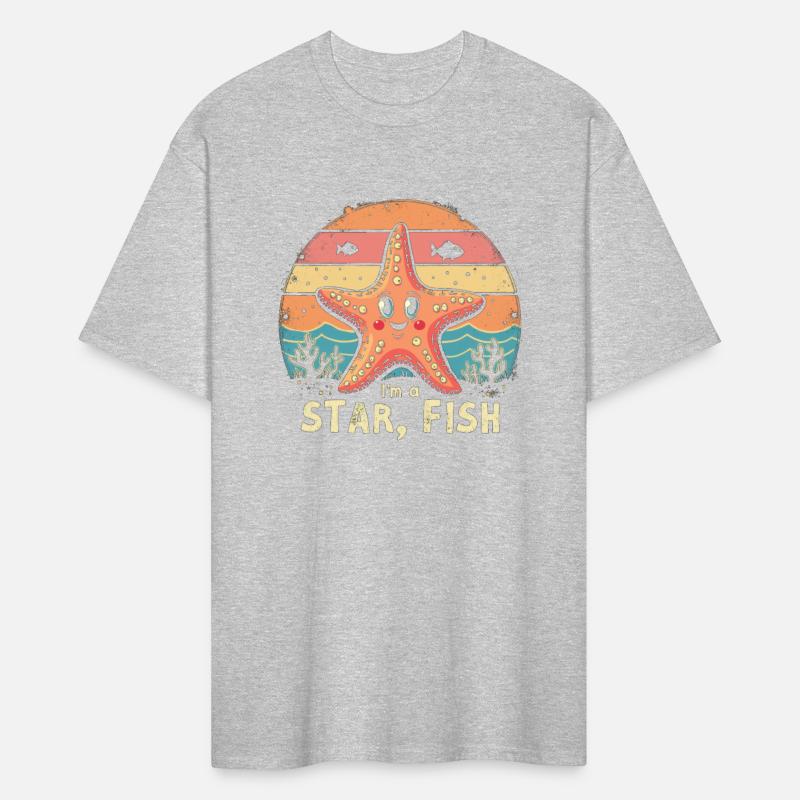 Retro Starfish Iâm a Star, Fish Funny Ocean Tee