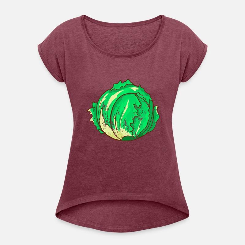 Retro Vintage Grunge Style Lettuce