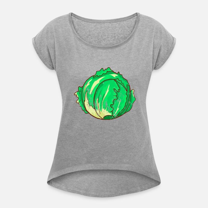 Retro Vintage Grunge Style Lettuce