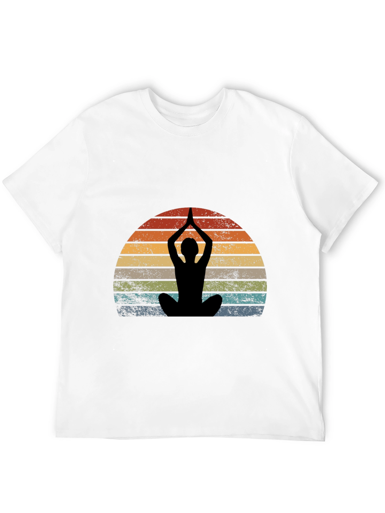 Yoga Silhouette Sunset Graphic Tee