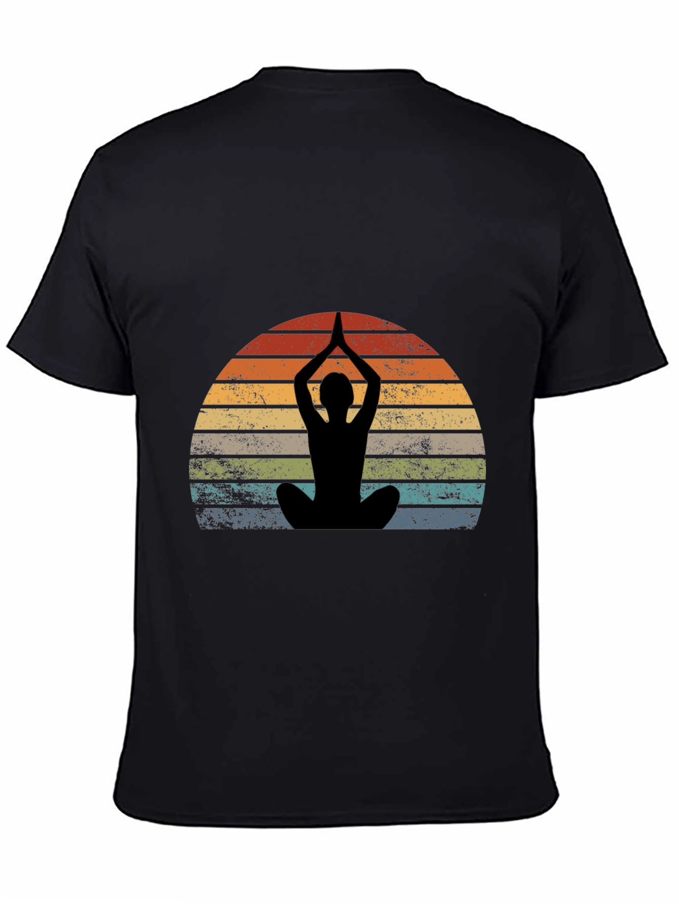 Yoga Silhouette Sunset Graphic Tee