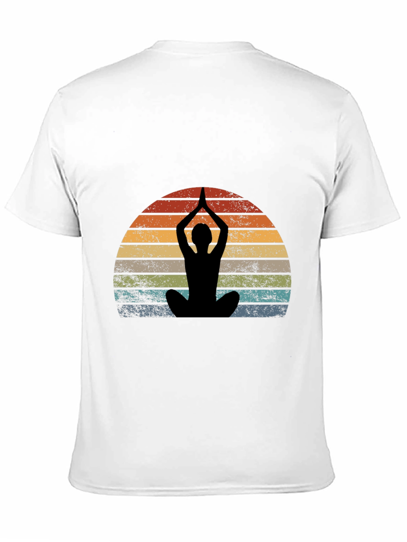 Yoga Silhouette Sunset Graphic Tee