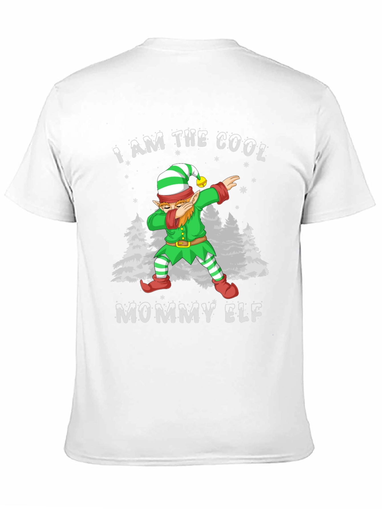 Cool Mommy Elf Dabbing Christmas T-Shirt