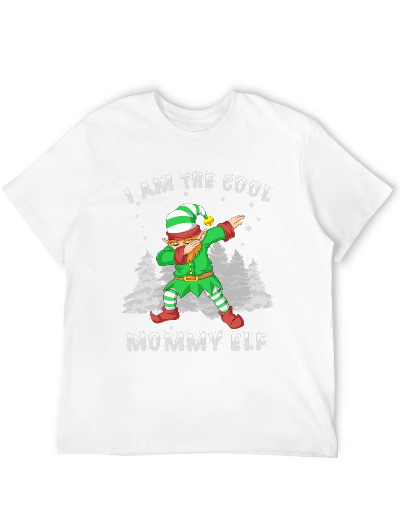 Cool Mommy Elf Dabbing Christmas T-Shirt