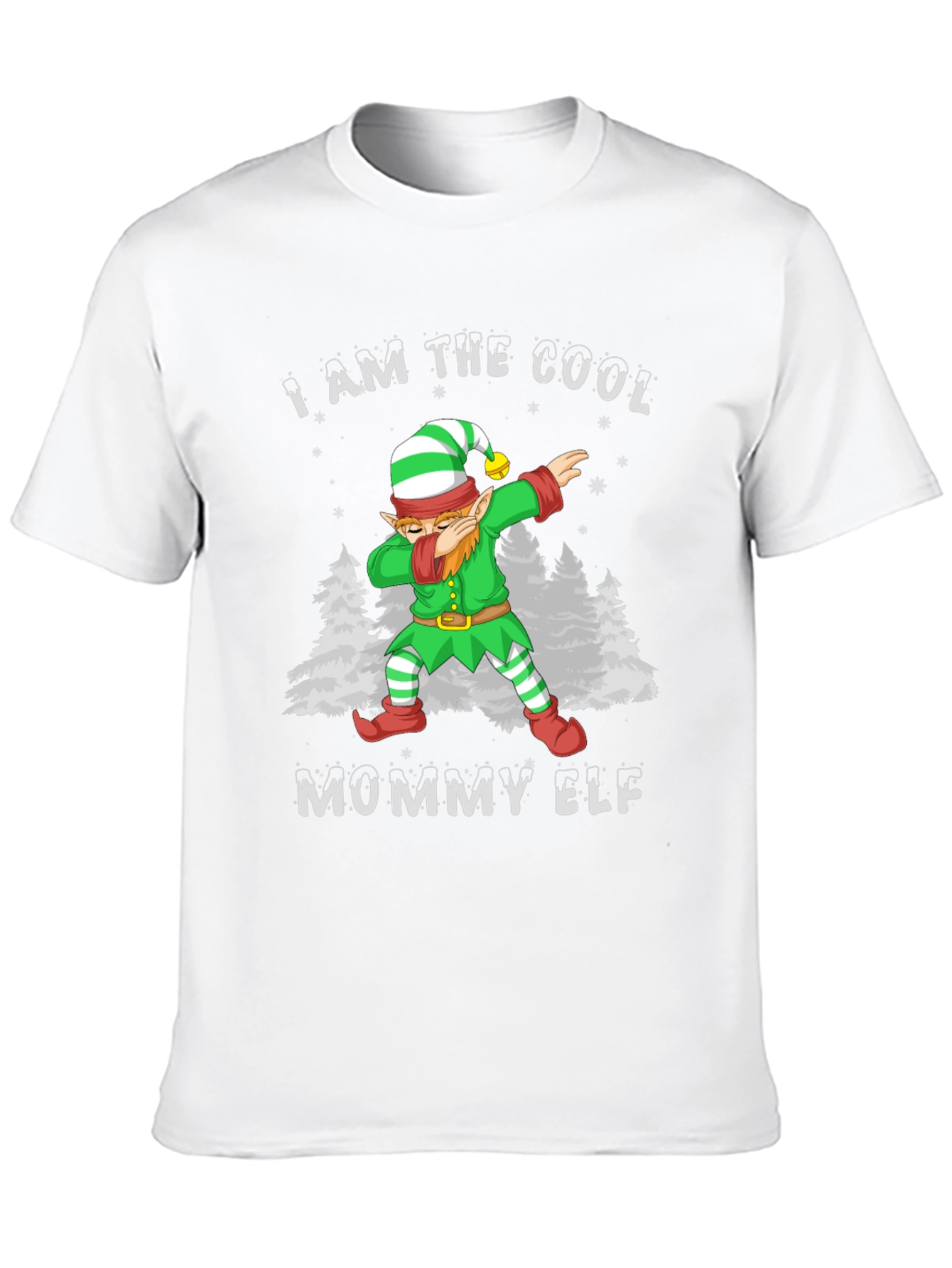 Cool Mommy Elf Dabbing Christmas T-Shirt