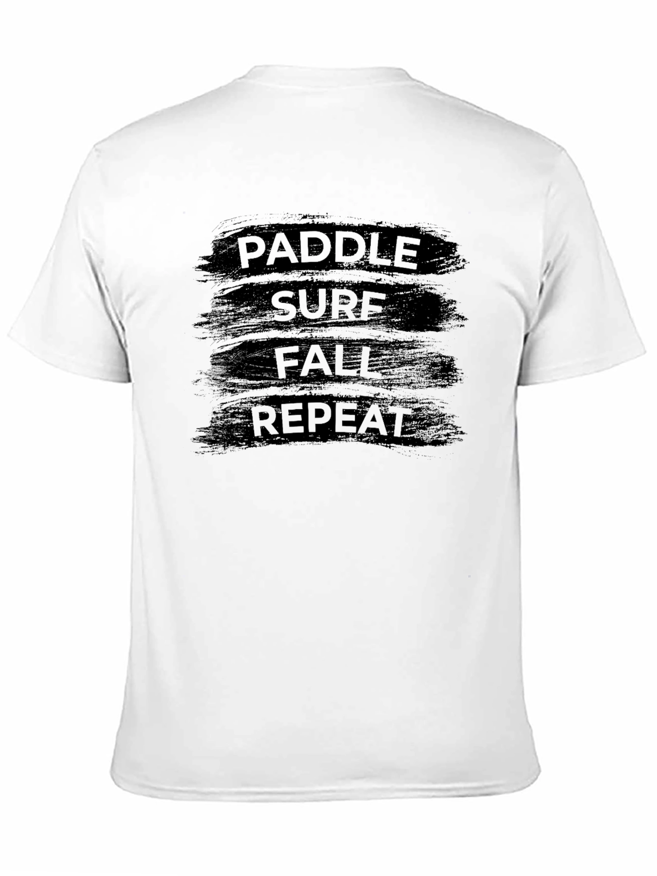 Paddle Surf Fall Repeat Graphic Tee - Black