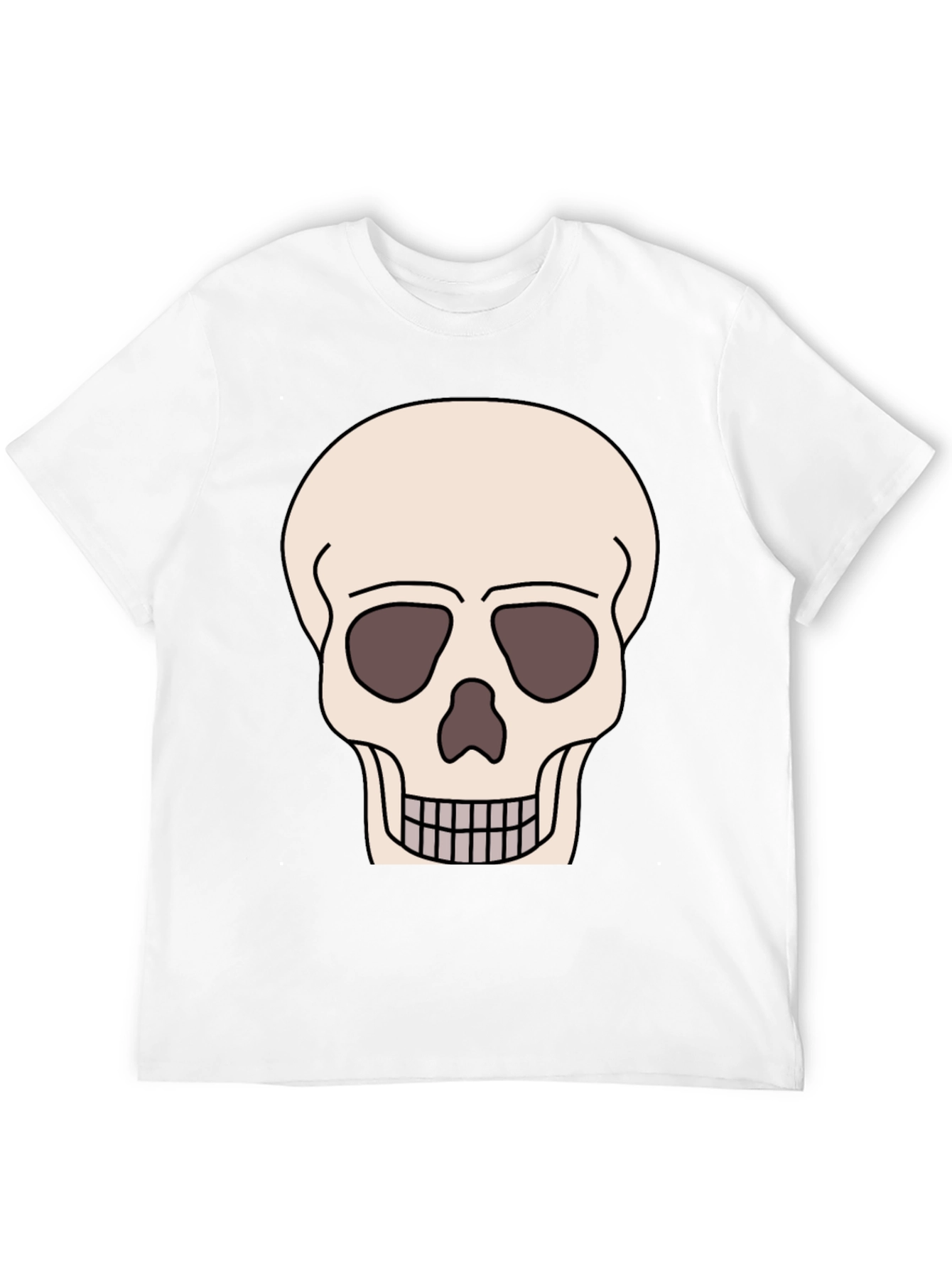 Skull Graphic T-Shirt - Black Cotton Tee