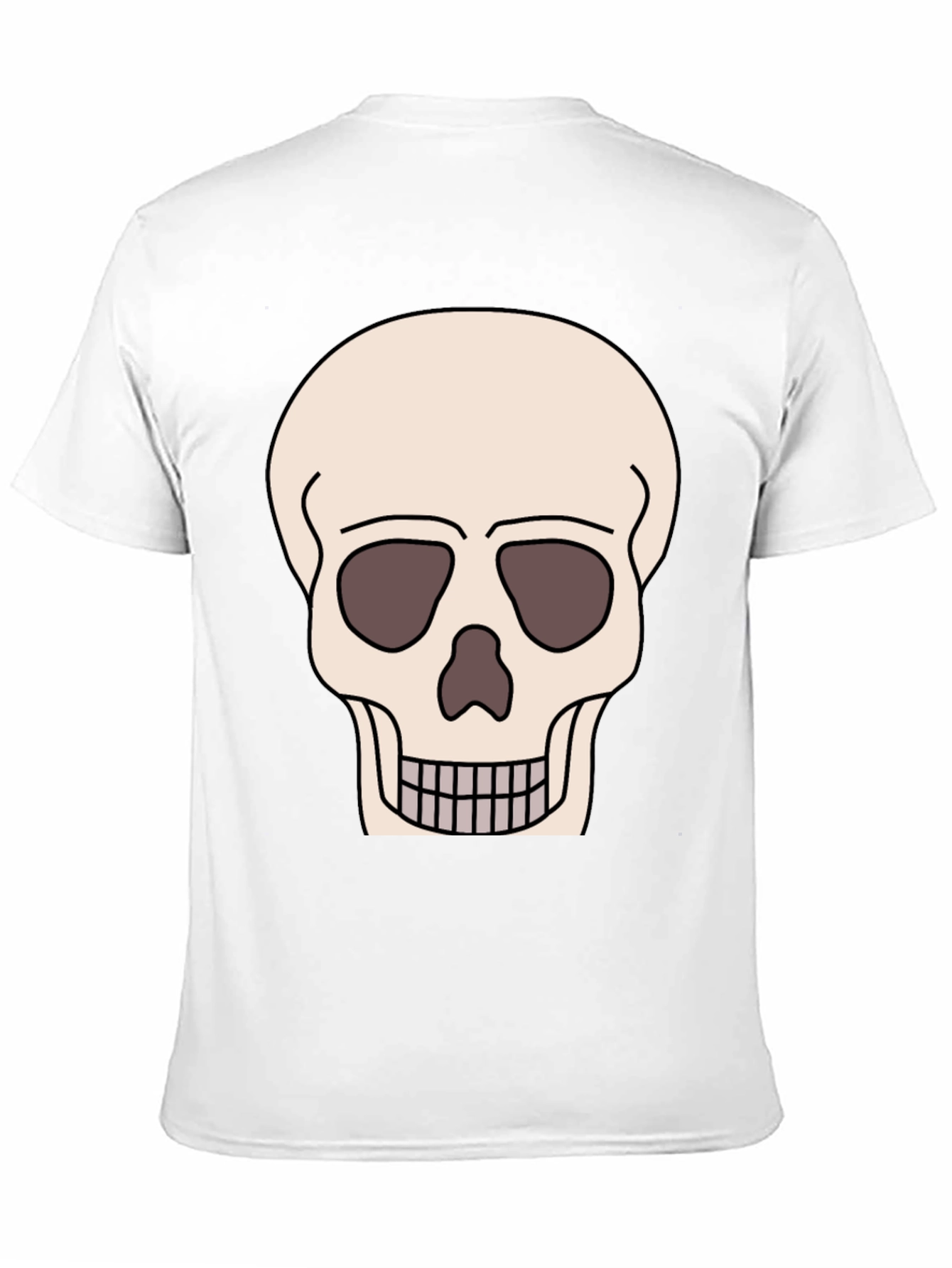 Skull Graphic T-Shirt - Black Cotton Tee