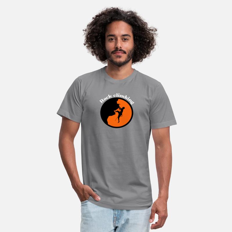 Rock climbing design t-shirt