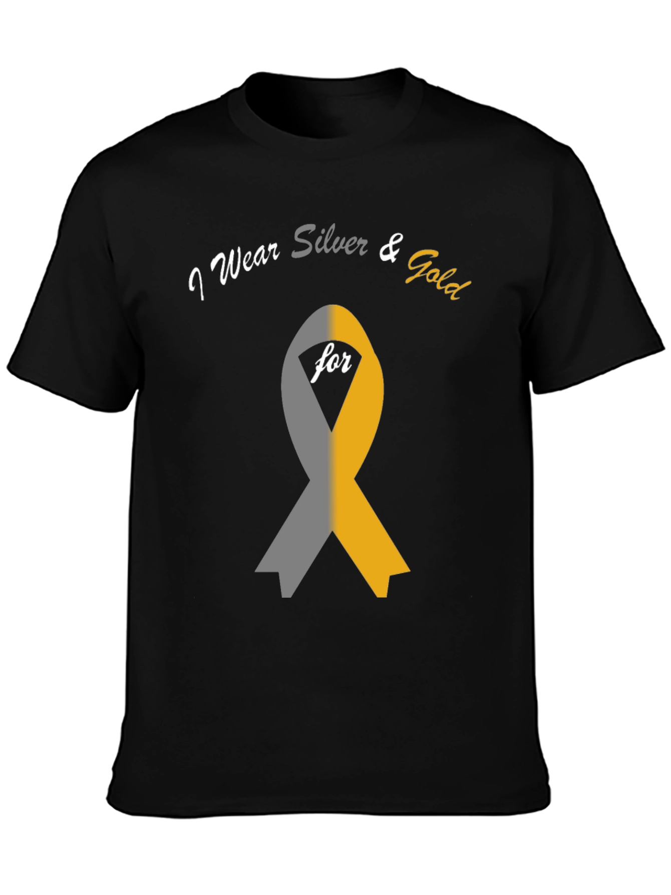 I Wear Silver & Gold T-Shirt