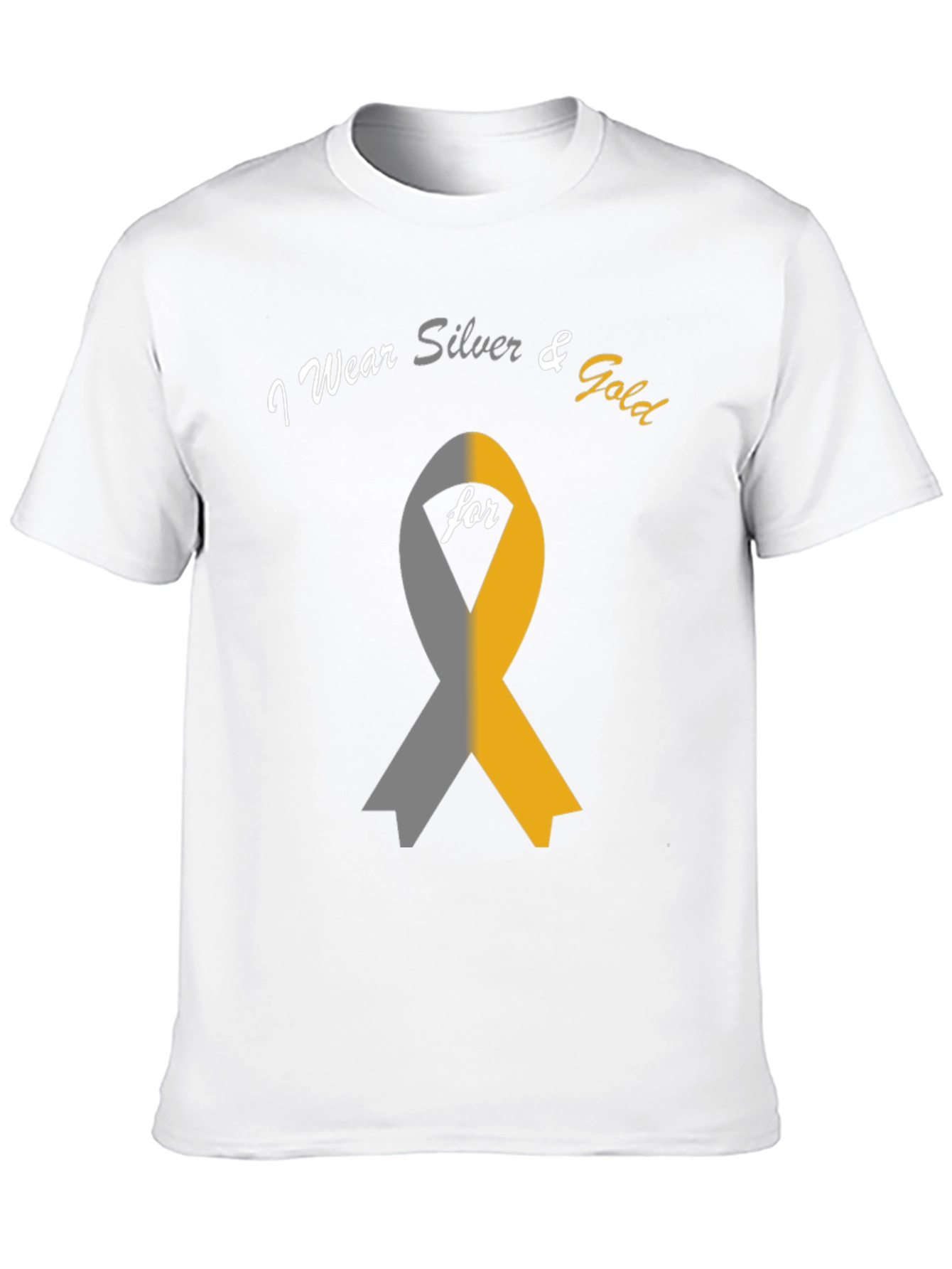 I Wear Silver & Gold T-Shirt