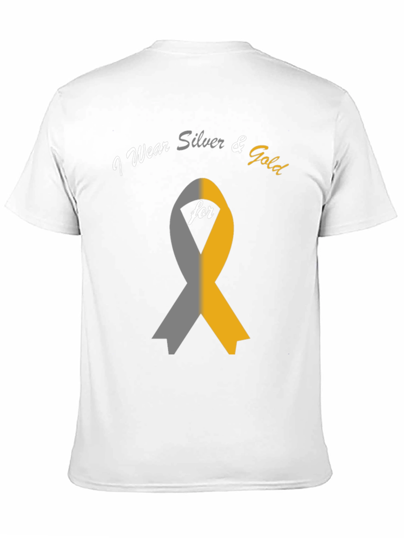 I Wear Silver & Gold T-Shirt