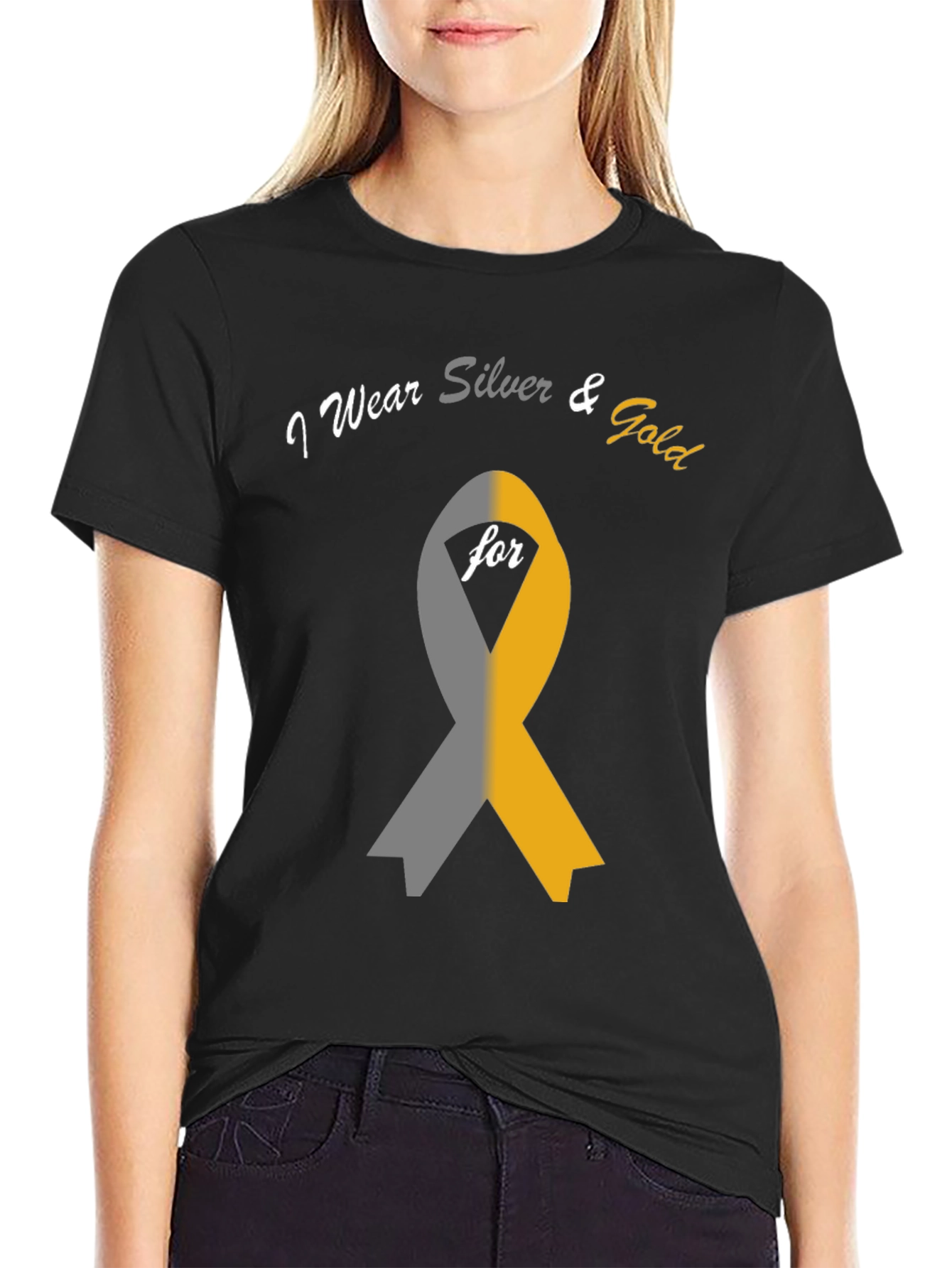I Wear Silver & Gold T-Shirt