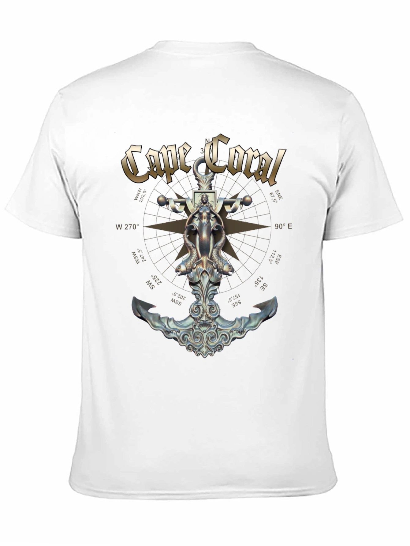 Cape Coral Nautical Anchor T-Shirt