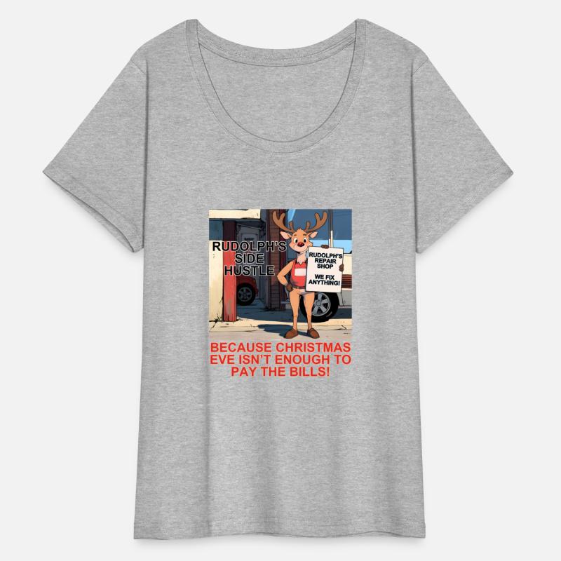 Rudolph Reindeer Repair Shop Side Hustle Christmas