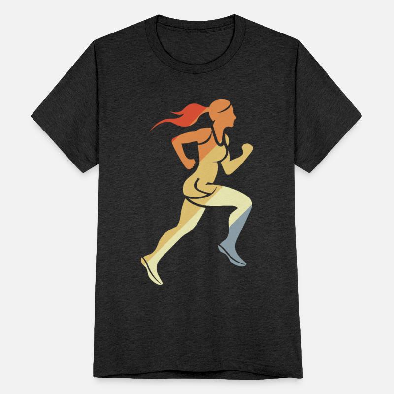 Runner Girl Retro Style