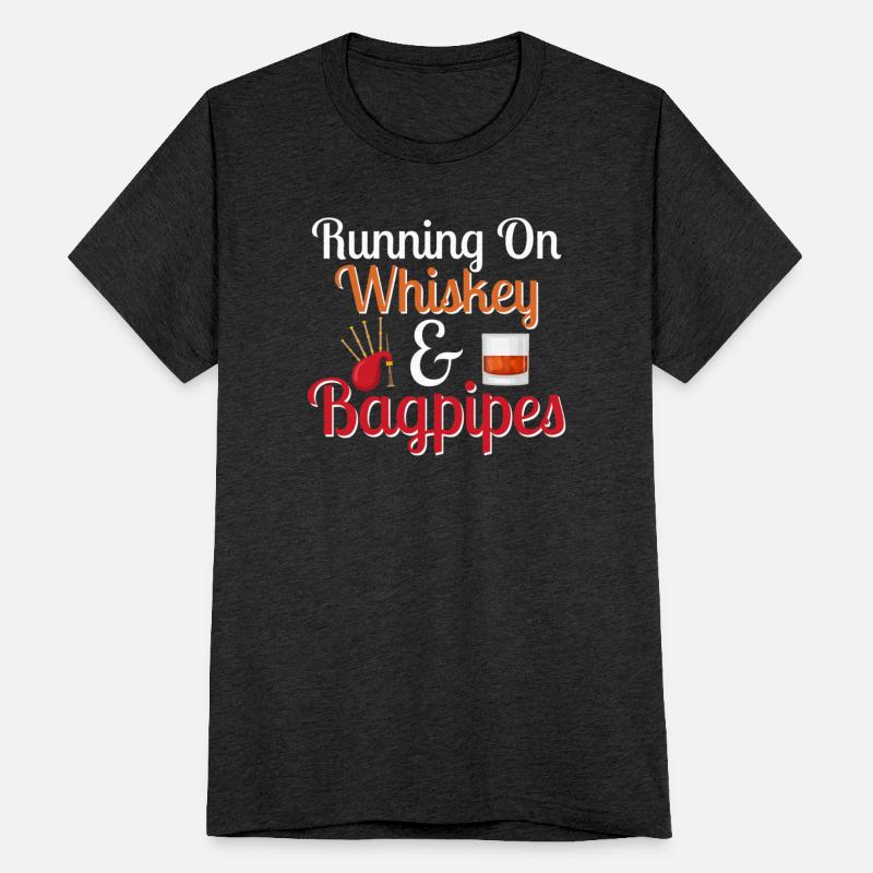 Running On Whiskey & Bagpipes Bagpiping Scotsman B
