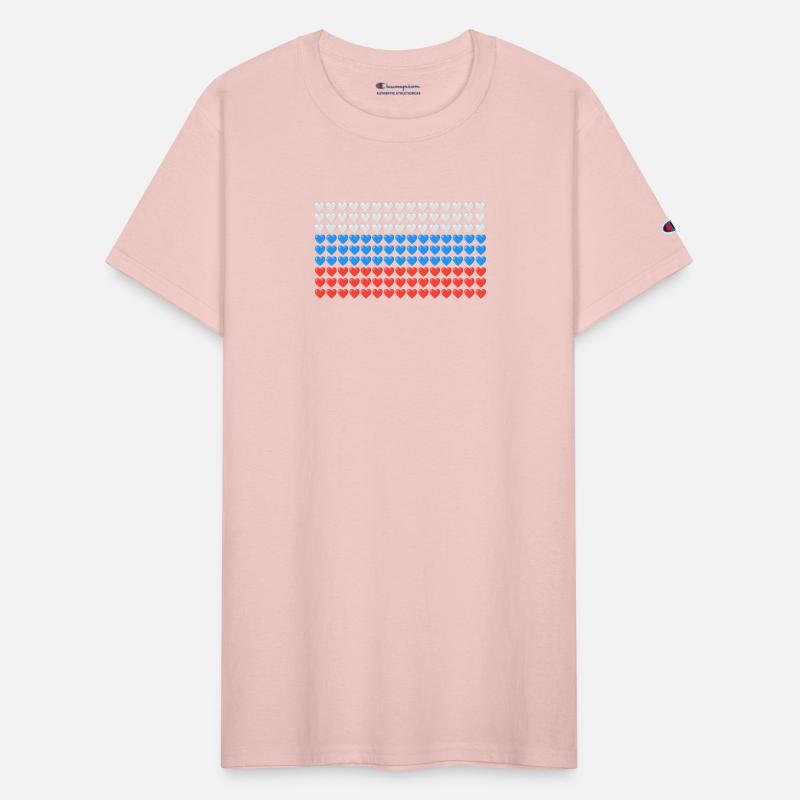 Russia HEARTS Flag