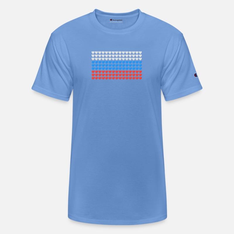 Russia HEARTS Flag