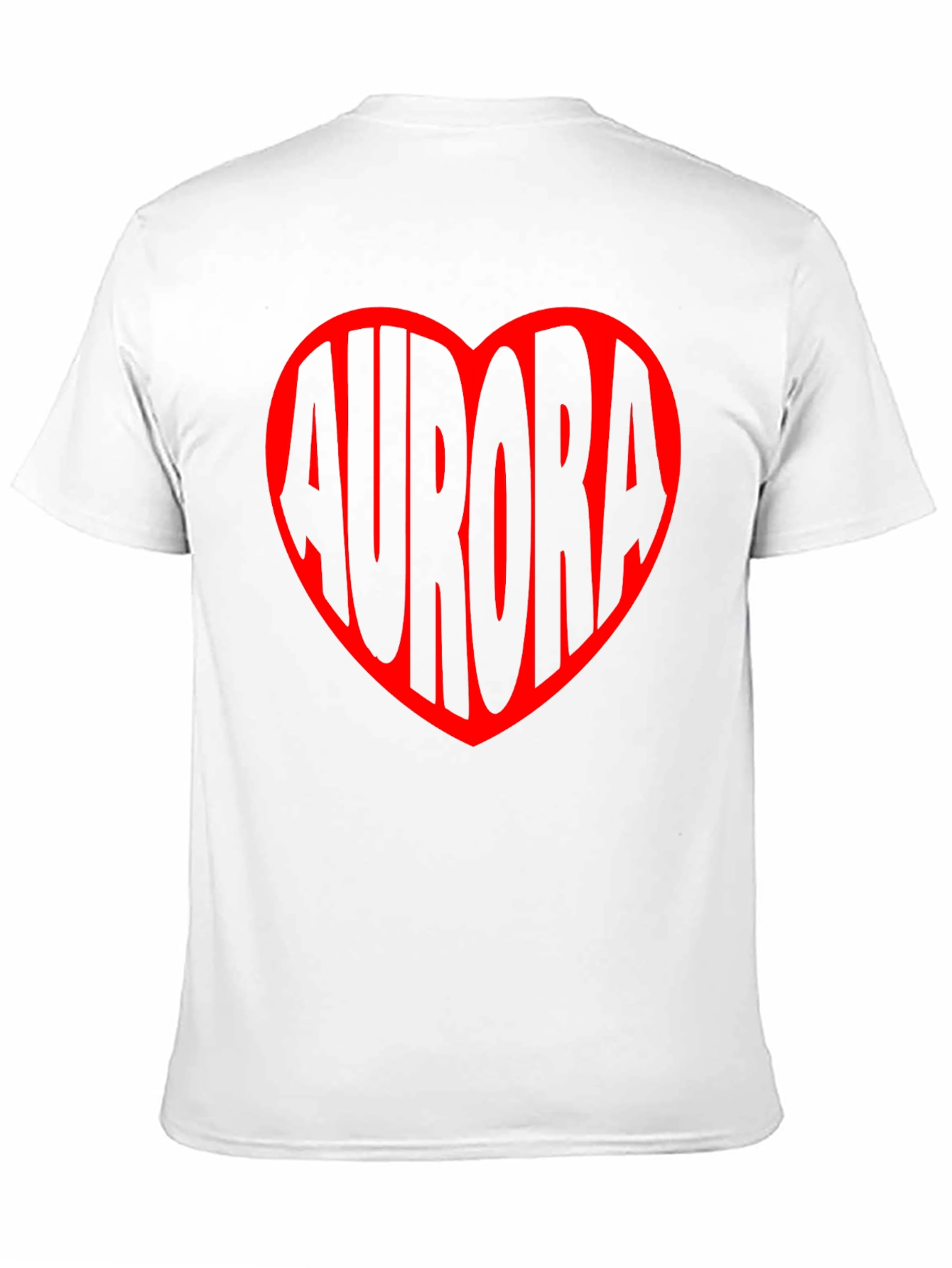 Aurora Heart Graphic Tee - Black Unisex T-Shirt