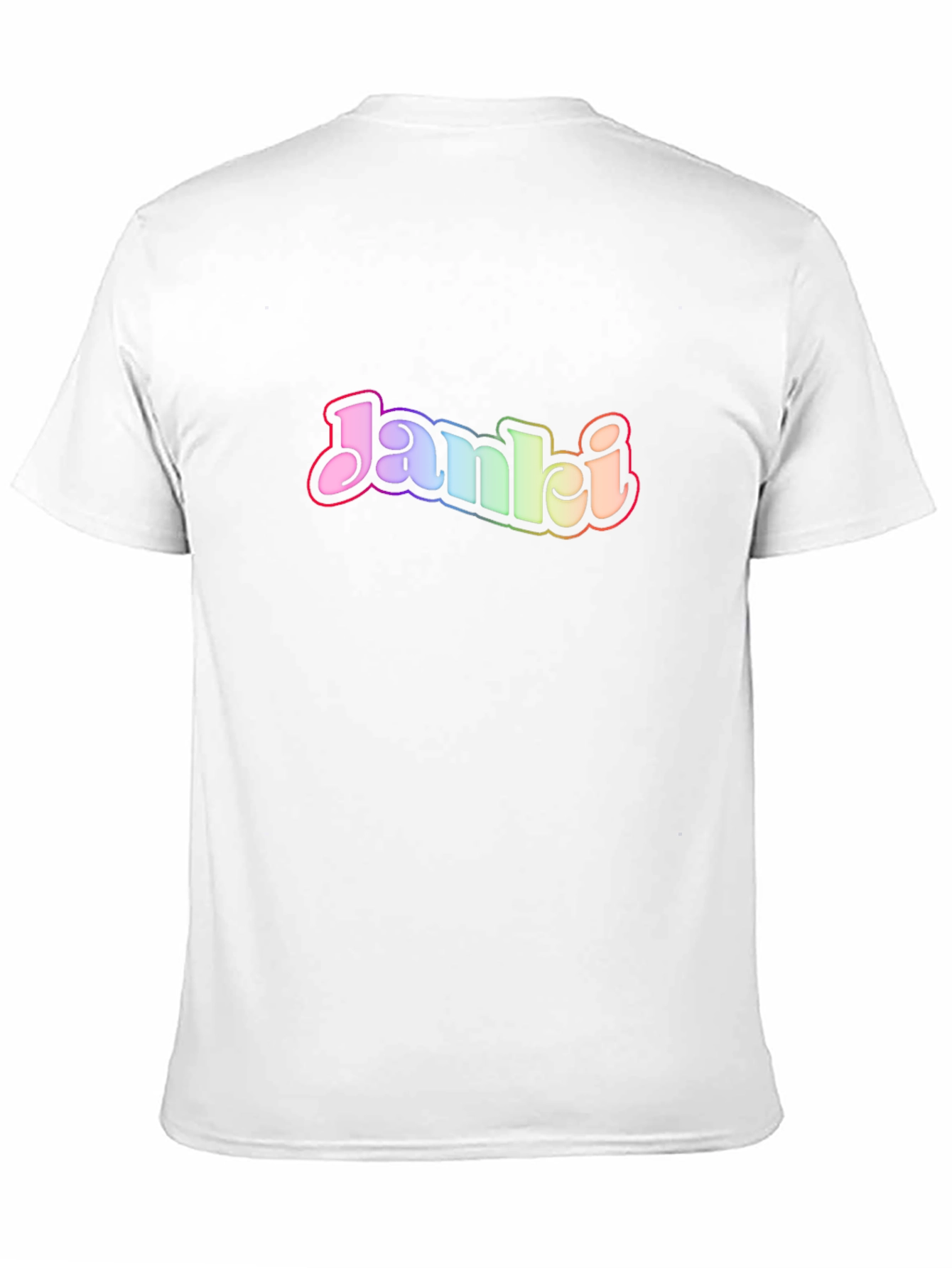 Janki Rainbow Logo Graphic T-Shirt