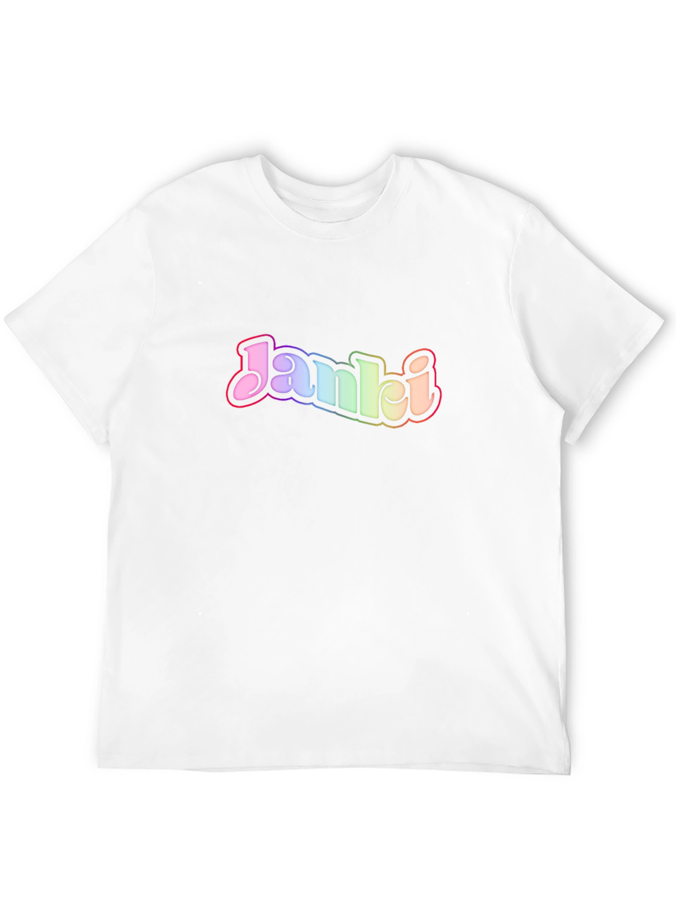 Janki Rainbow Logo Graphic T-Shirt