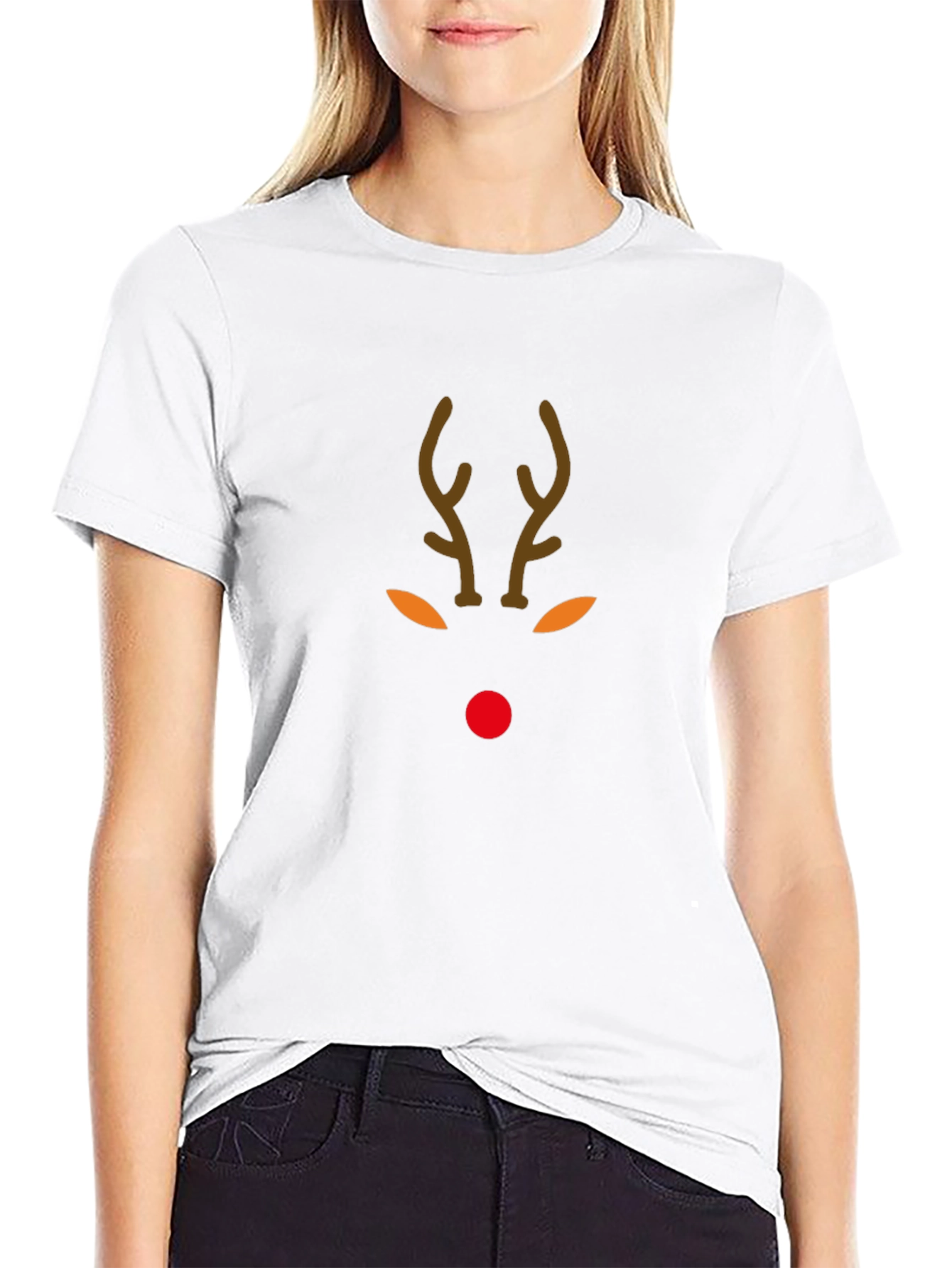 Reindeer Christmas T-Shirt: Festive Holiday Apparel
