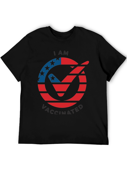 I am Vaccinated Tee - Patriotic Checkmark