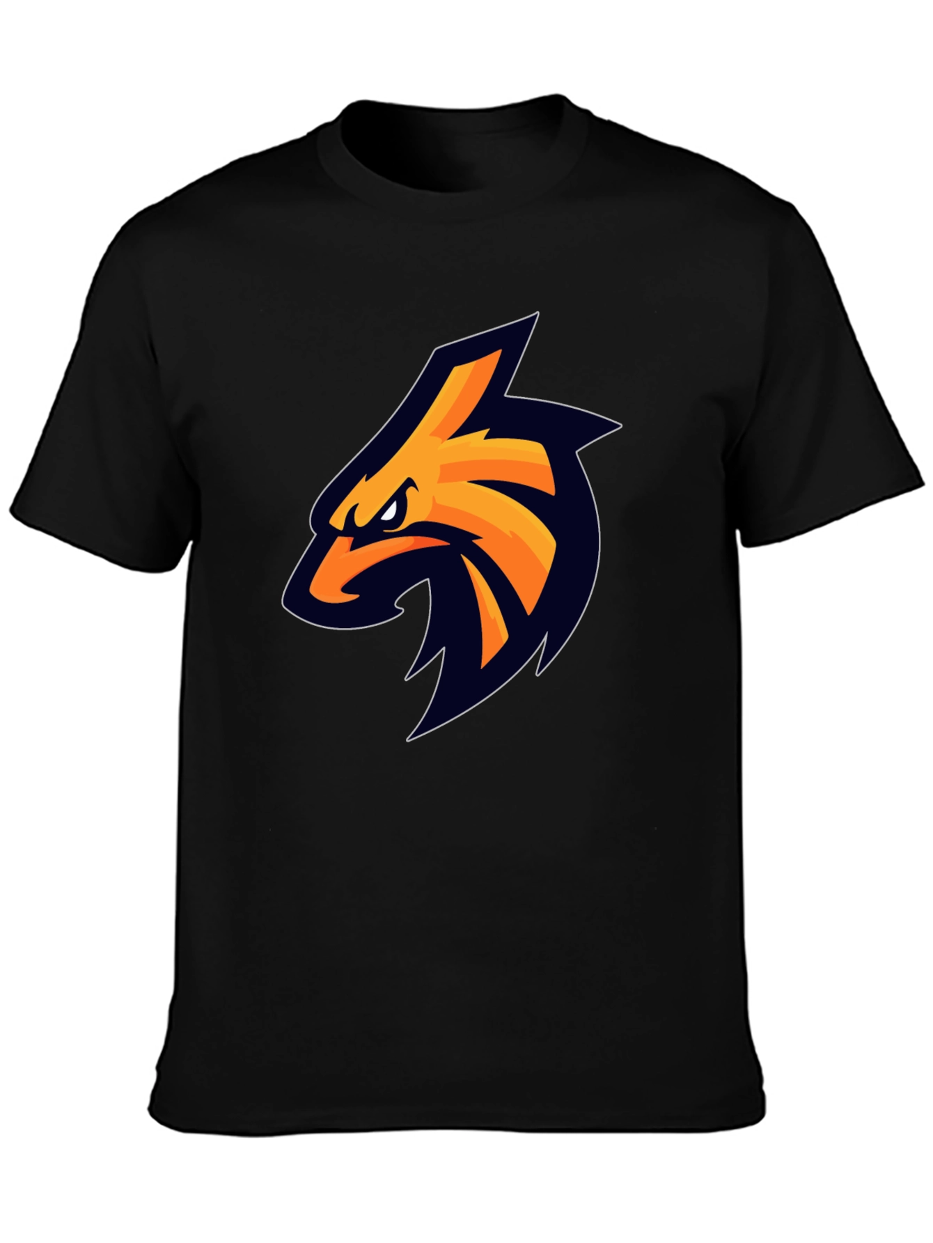 Eagle Logo Black T-Shirt - Casual Style