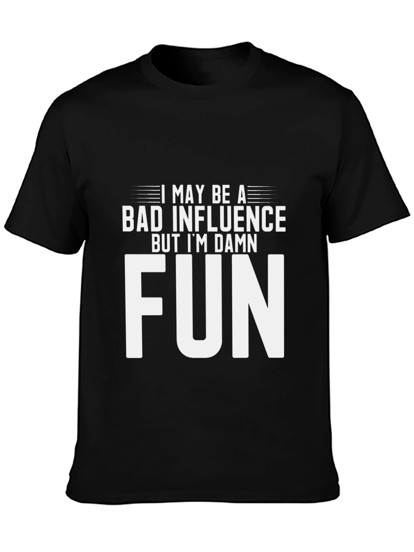 Bad Influence Fun Graphic T-Shirt