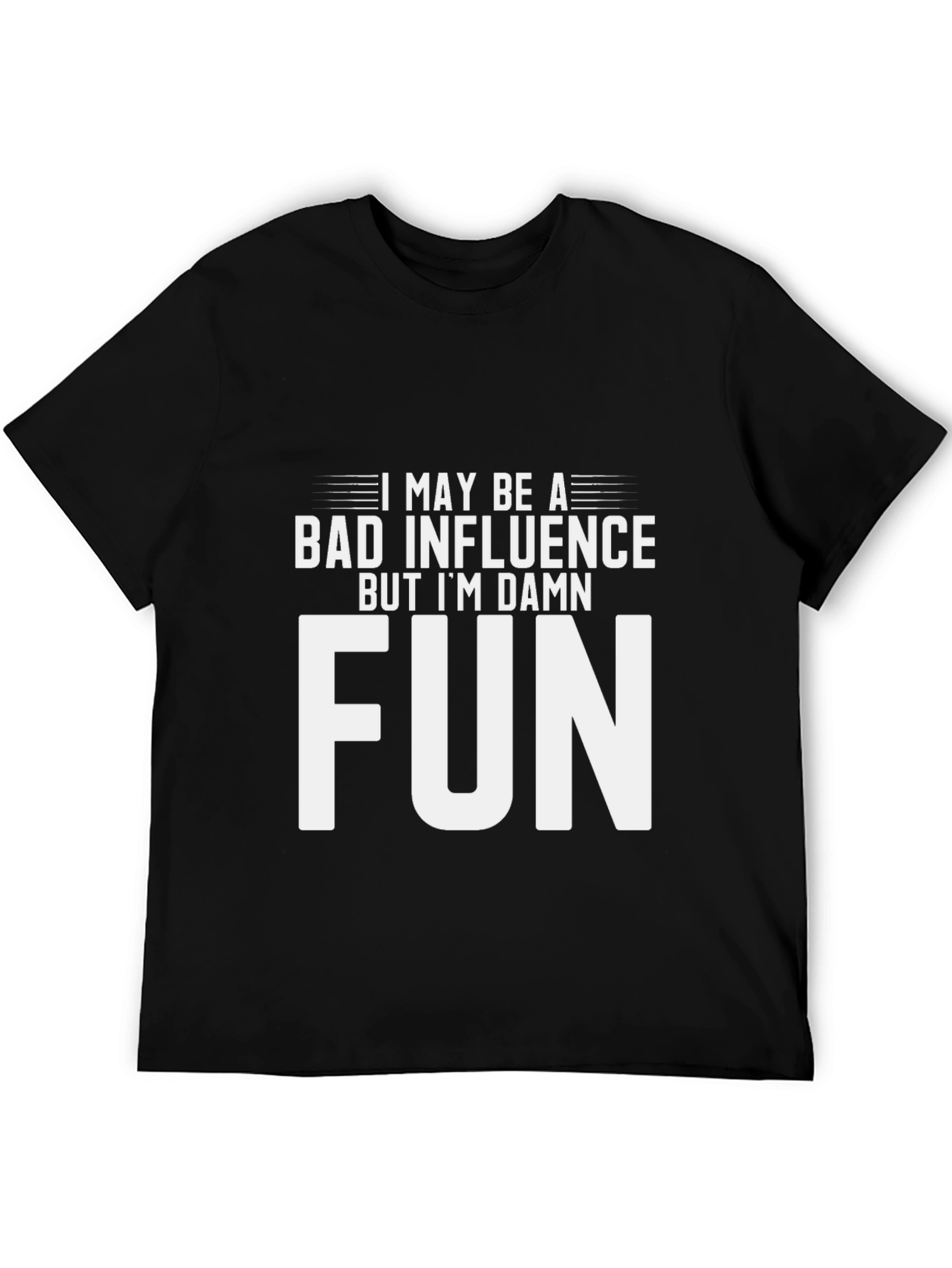 Bad Influence Fun Graphic T-Shirt