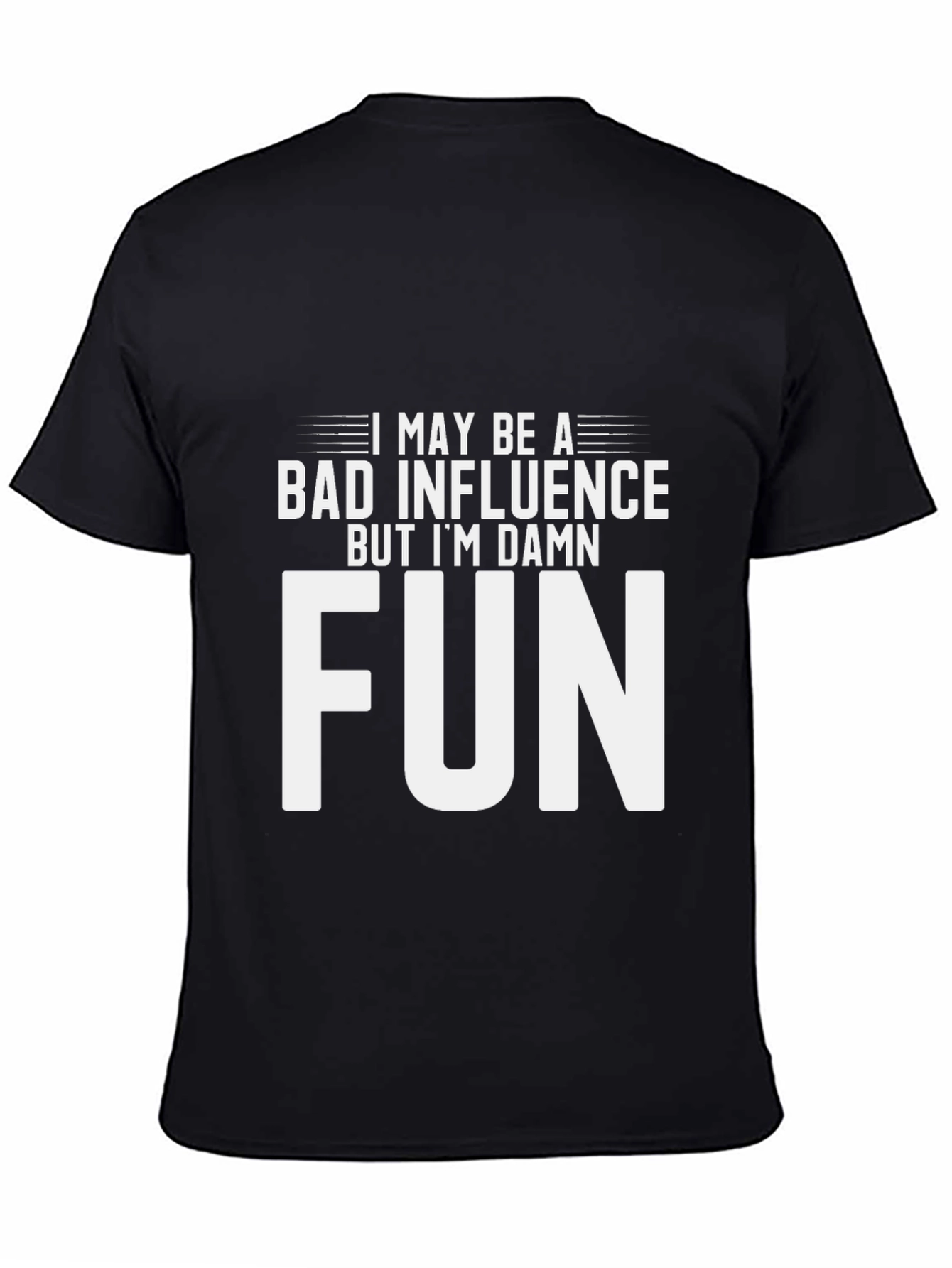 Bad Influence Fun Graphic T-Shirt