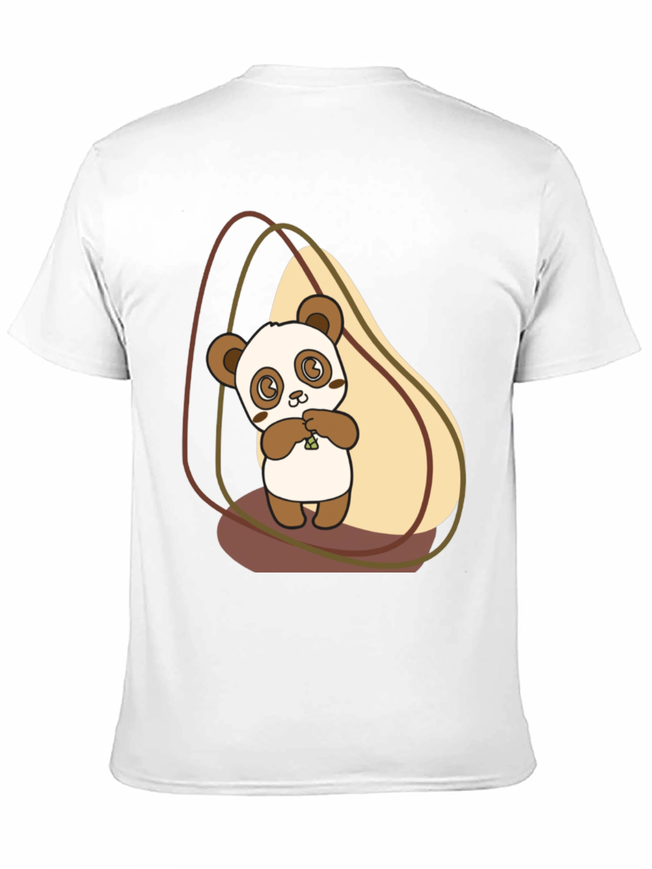 Cute Panda Graphic Tee - Soft Cotton Blend