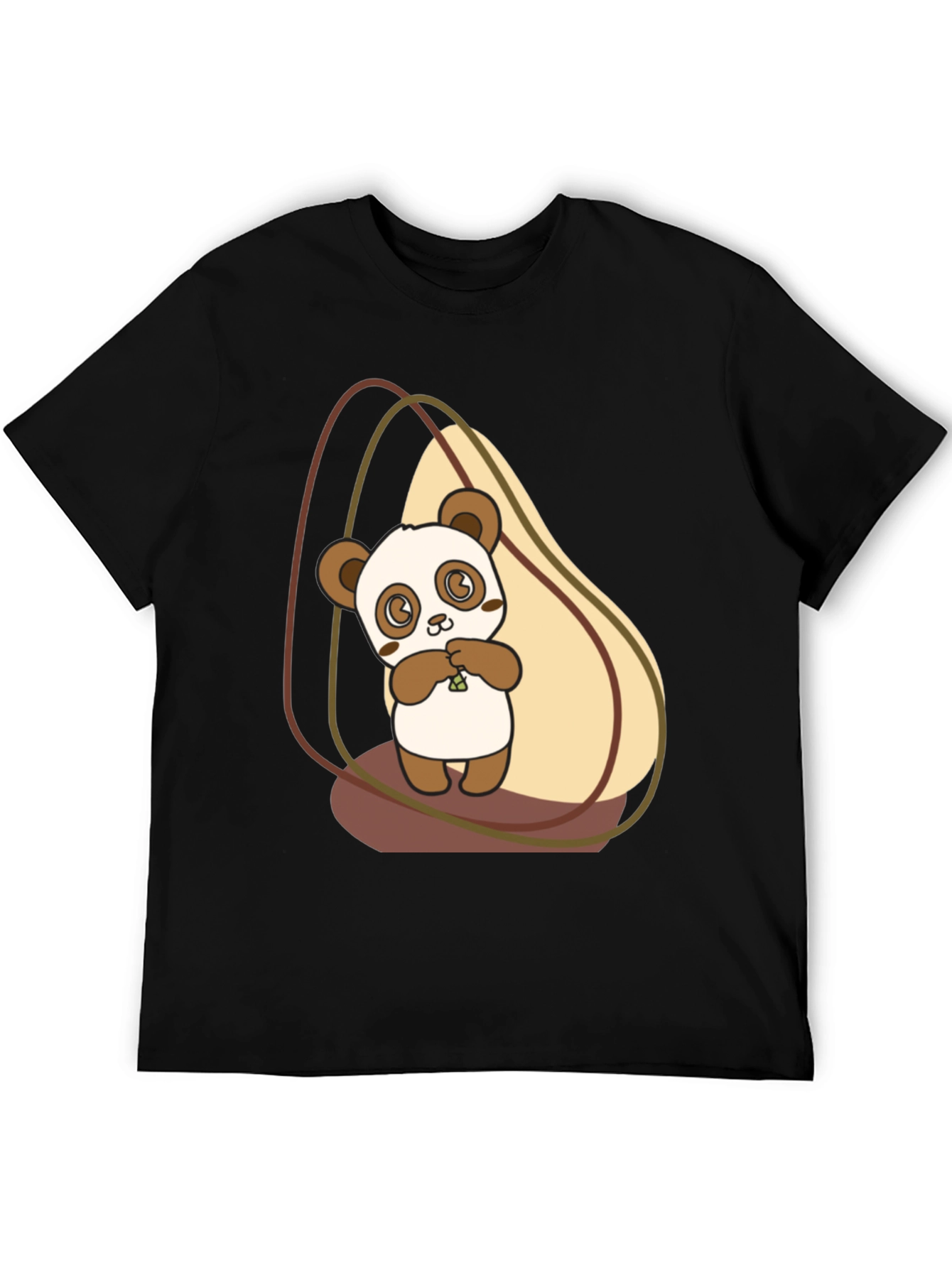 Cute Panda Graphic Tee - Soft Cotton Blend