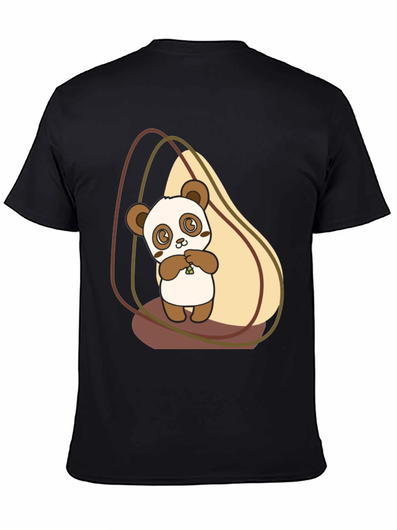 Cute Panda Graphic Tee - Soft Cotton Blend
