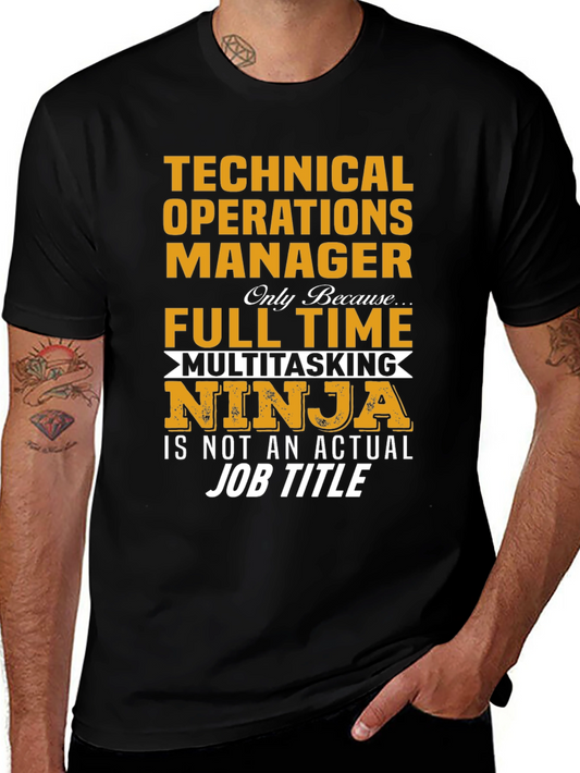 Technical Operations Manager Multitasking Ninja T-Shirt
