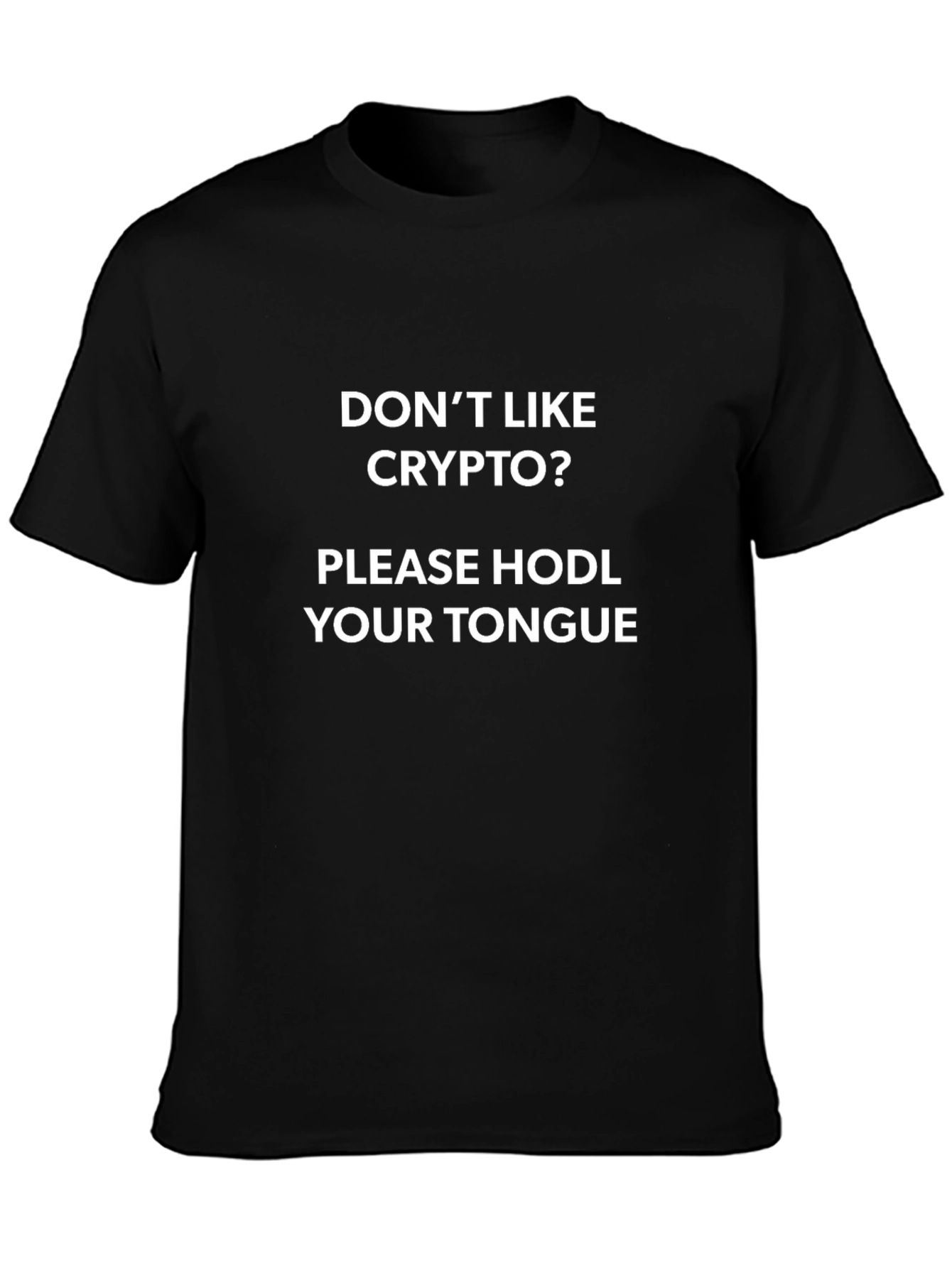 Crypto HODL Tongue Graphic Tee