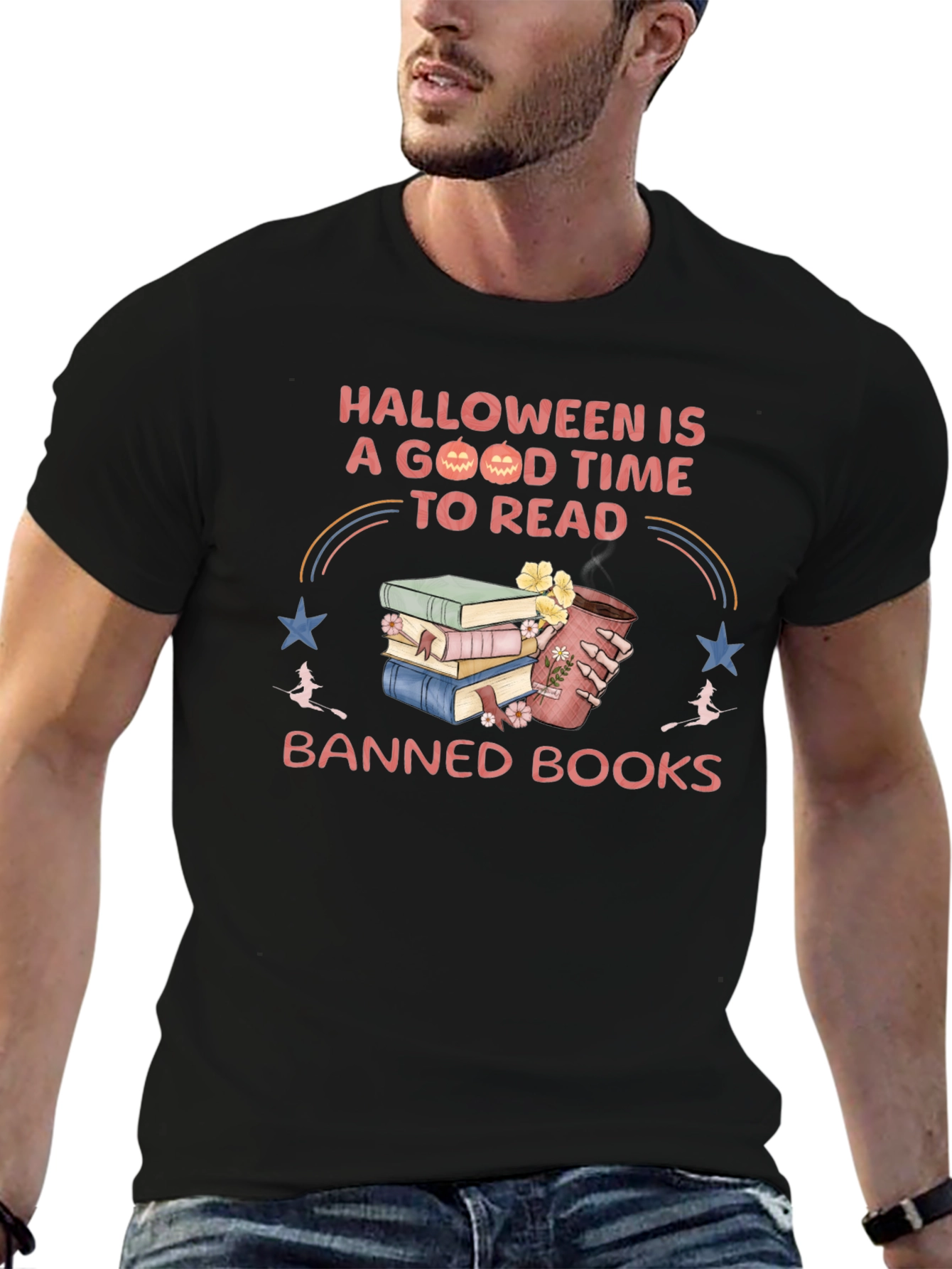 Halloween Reads T-Shirt - Banned Books Tee