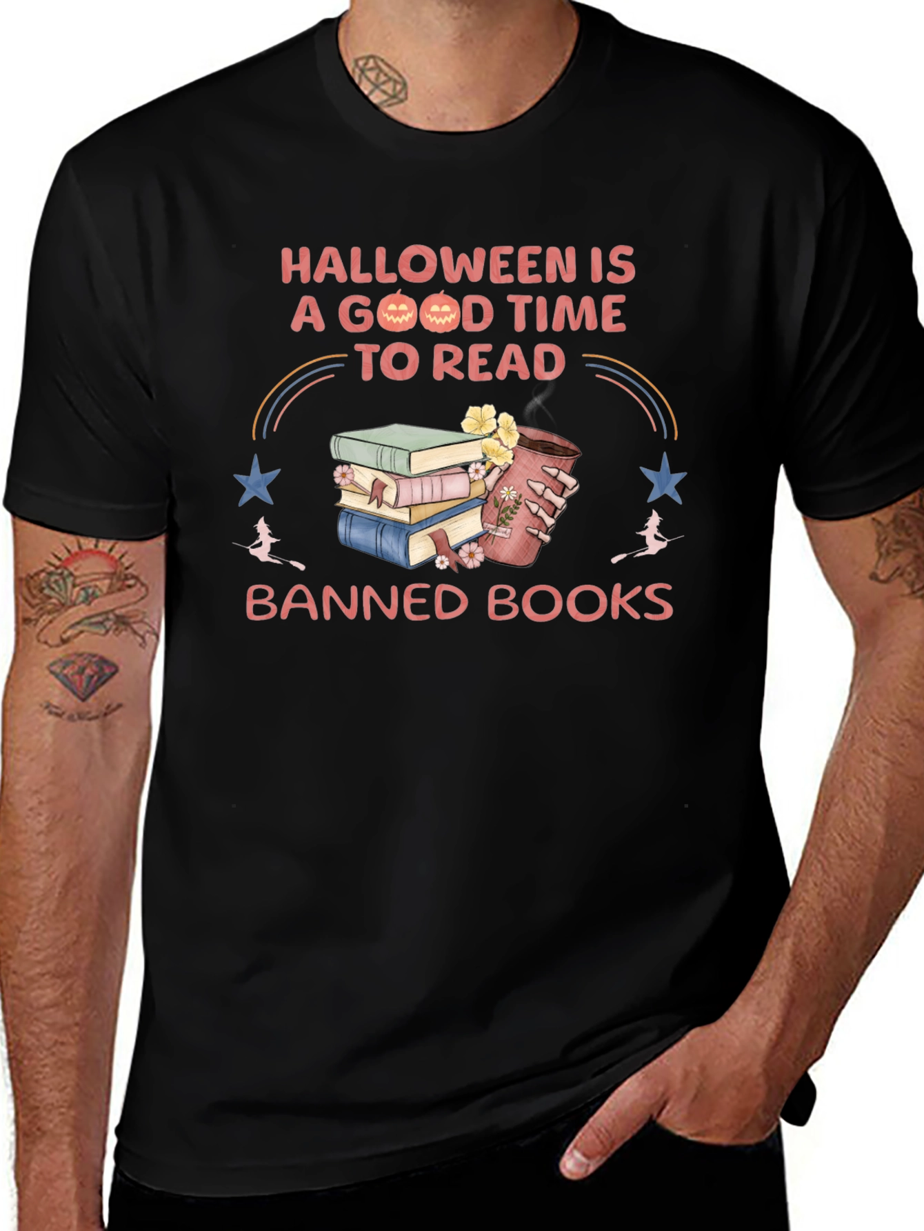 Halloween Reads T-Shirt - Banned Books Tee