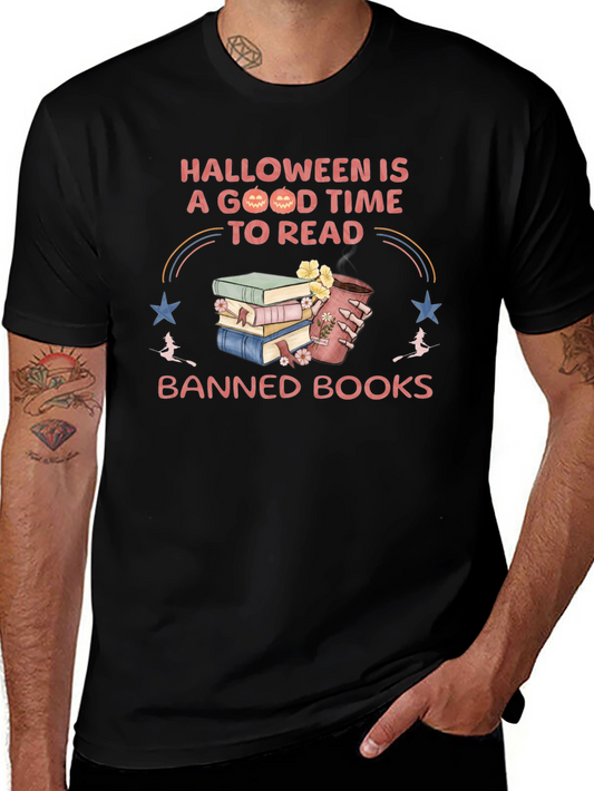 Halloween Reads T-Shirt - Banned Books Tee