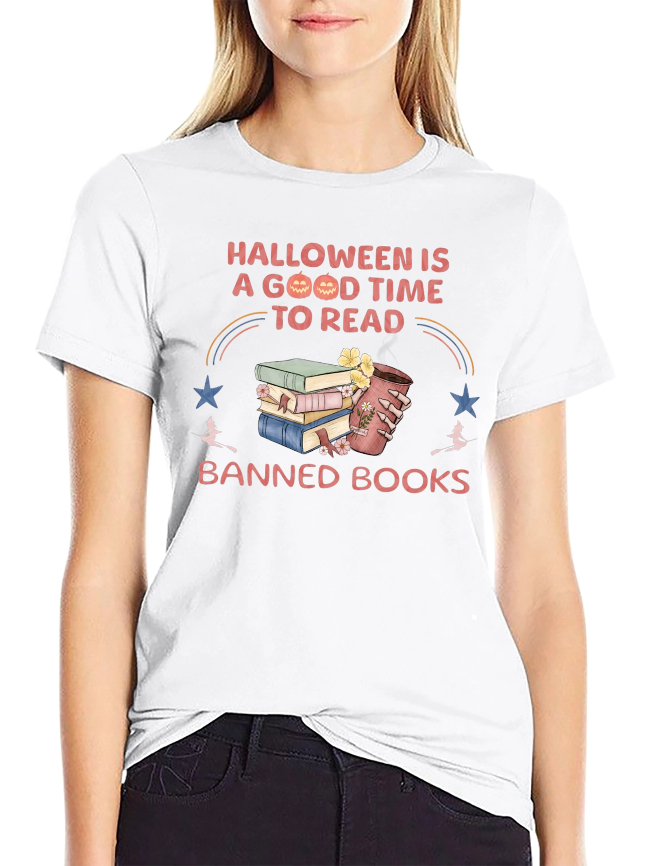 Halloween Reads T-Shirt - Banned Books Tee