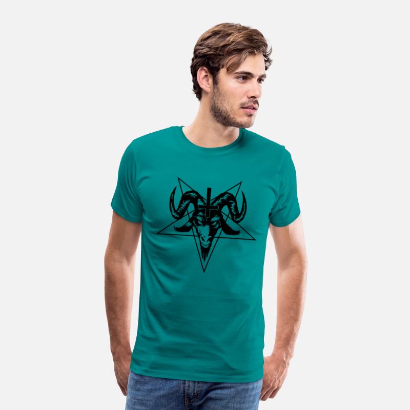 Satanic Goat Head with Pentagram