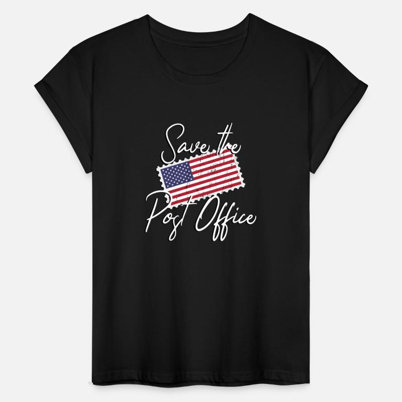 Save The Post Office Us Flag Distressed