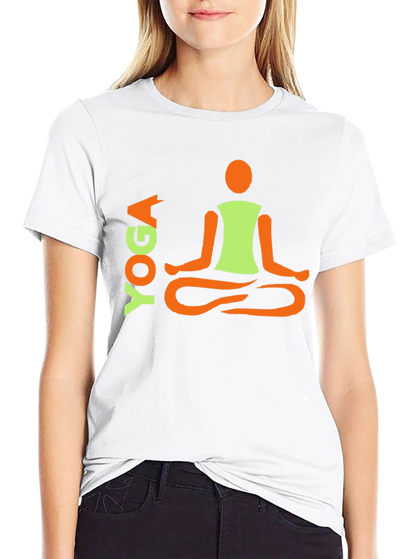 Yoga Pose Graphic Tee - Meditate in Style