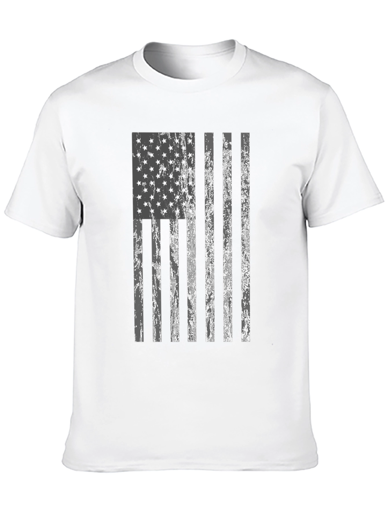 Distressed American Flag Graphic T-Shirt