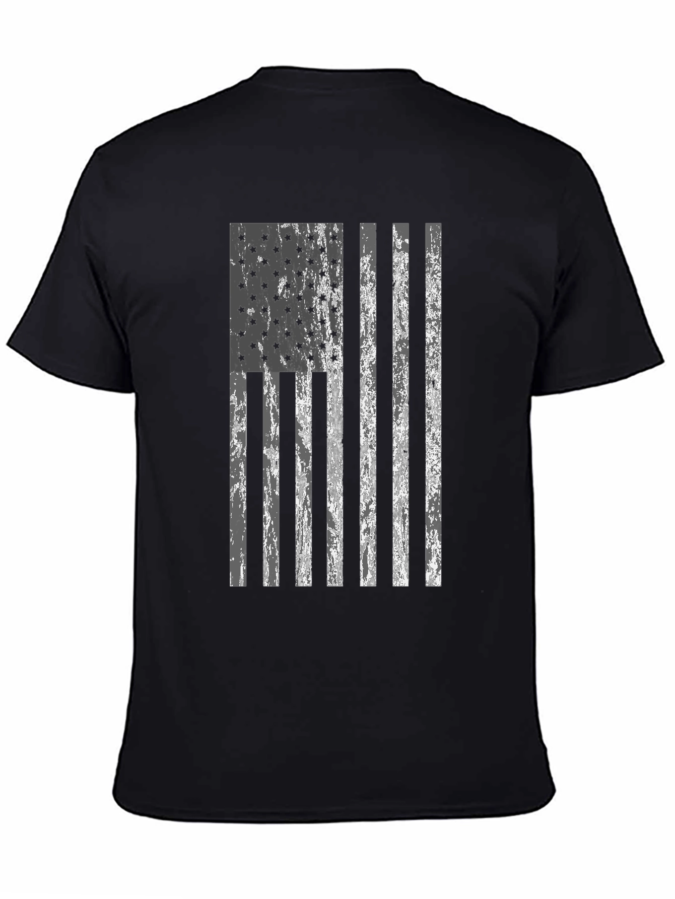 Distressed American Flag Graphic T-Shirt